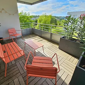 T3 Universites & Hospitals - Havre De Paix Pres - Parking - Terrasse Appartement Toulouse